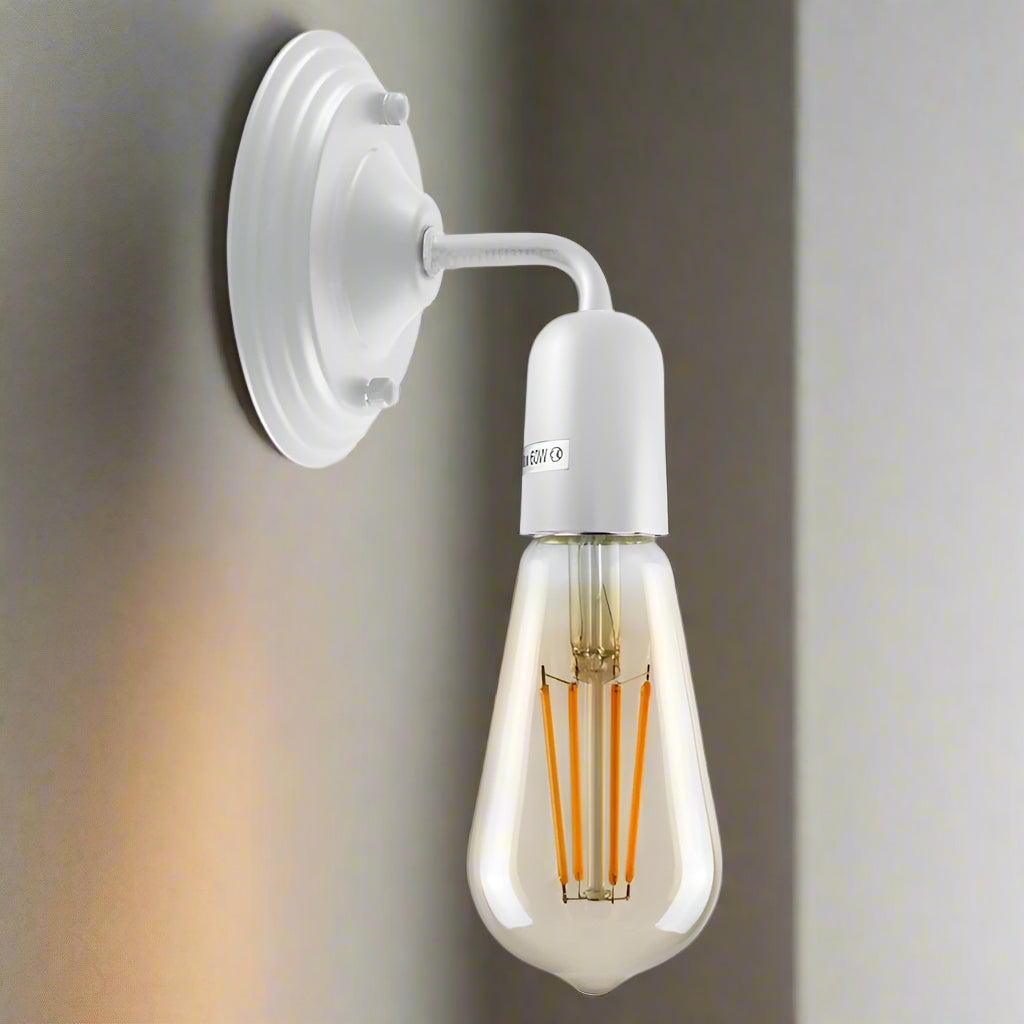 vintage style indoor wall light lamp fixture with a single bulb