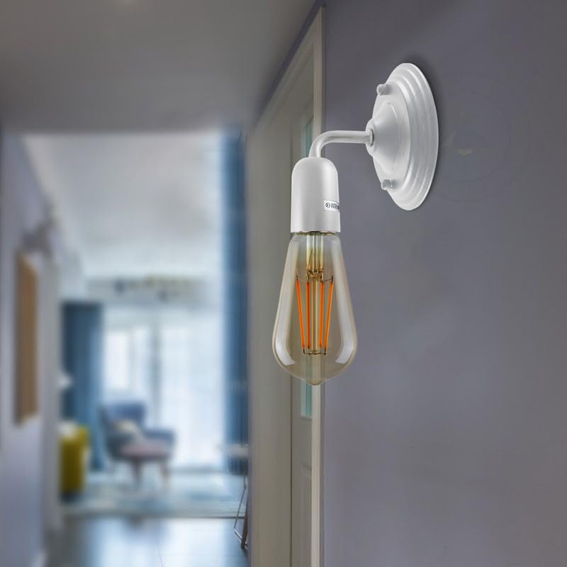 vintage style indoor wall light lamp fixture with a single bulb