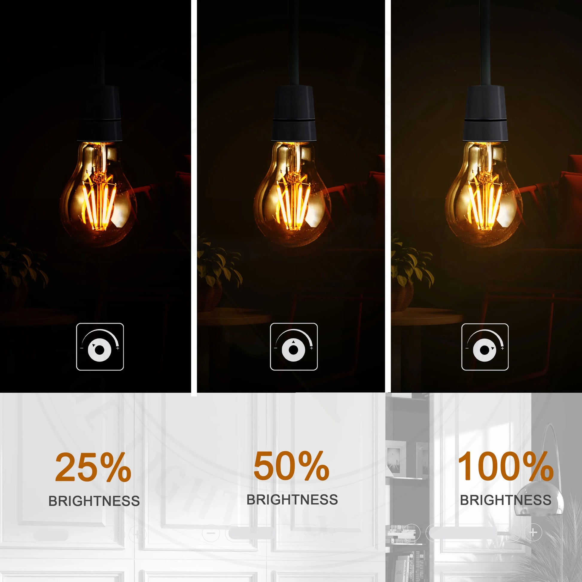 Screw in filament bulbs deals