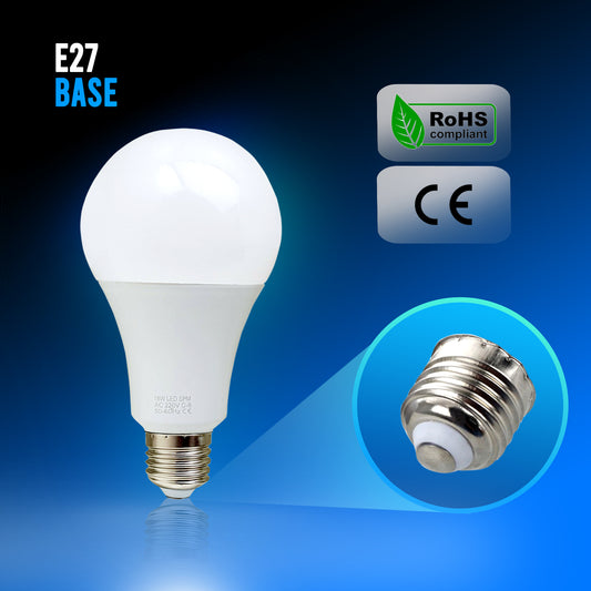 LED bulbs 5W E27 Screw Energy Saving Cool White incandescent bulb 3 pack~4478