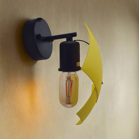 2 Pack Yellow Indoor Wall Sconce E27 Vintage Wall Fixture~4354