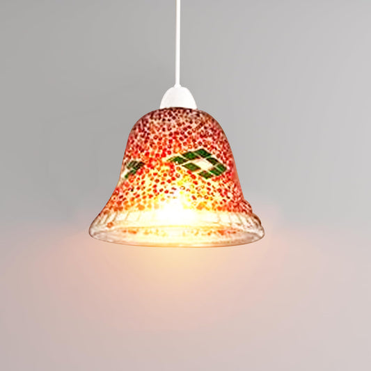 Handmade Colourful Lamp Glass Globe Mosaic Lighting Handcrafted Ceiling Hanging Pendant Lamp Shade~4913
