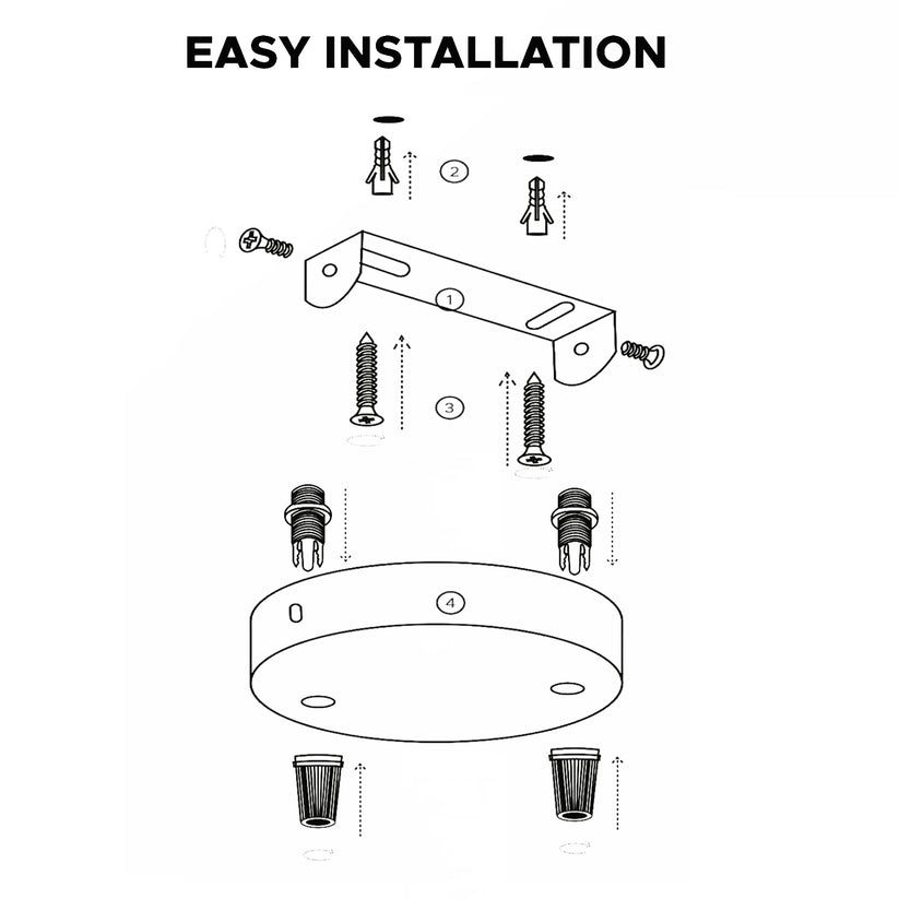 Connecting The New Ceiling Rose