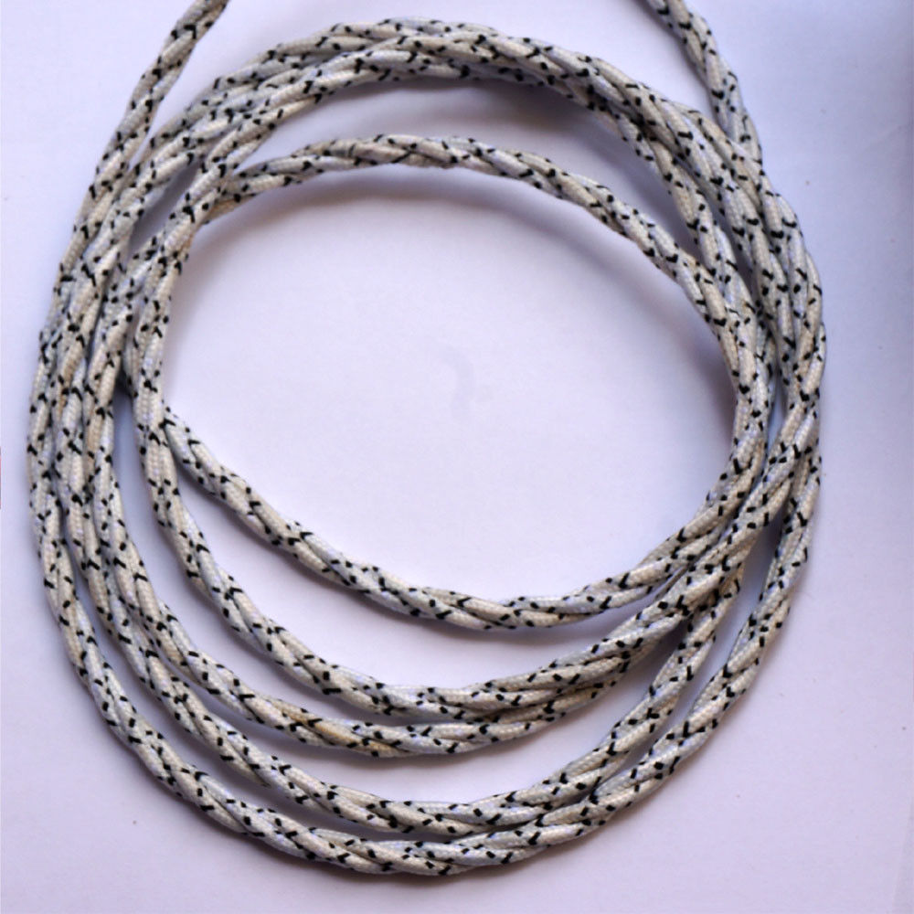 3 Core Twisted Vintage Electric Cable Fabric Flex|Ledsone.co.uk