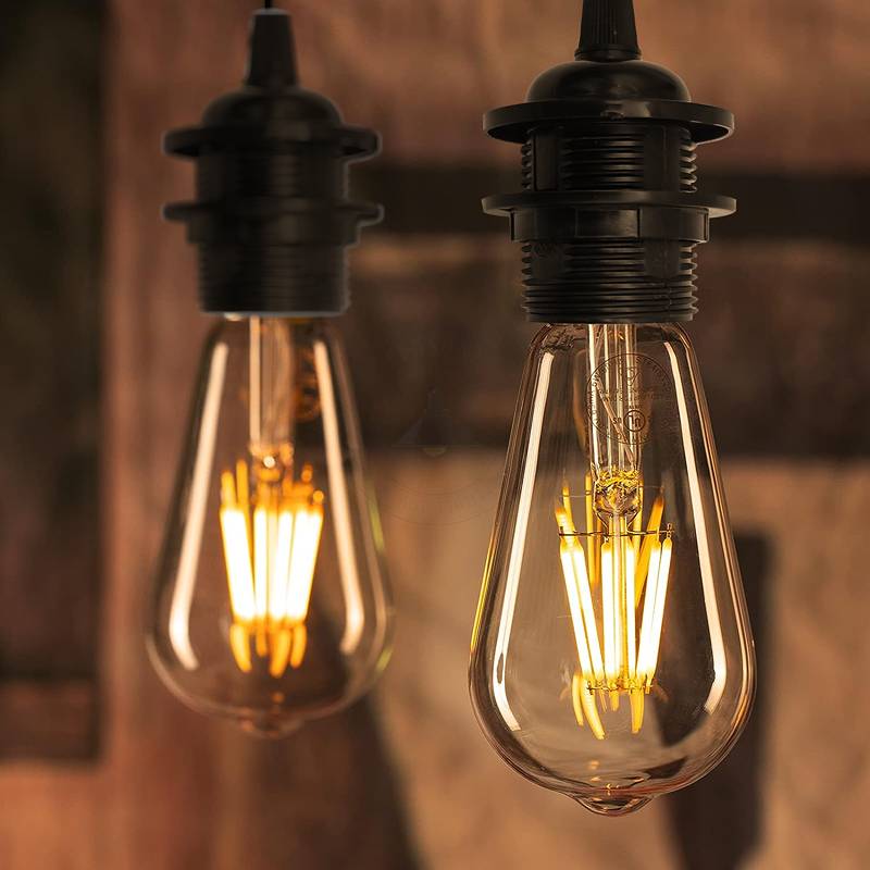 Bakelite Edison Screw E27 Earthed Vintage Bulb Holders, E27 Lamp Holder~4797