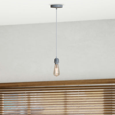 Vintage E27 Pendant Light Holder Kit Adjustable Ceiling Fixture ~4221