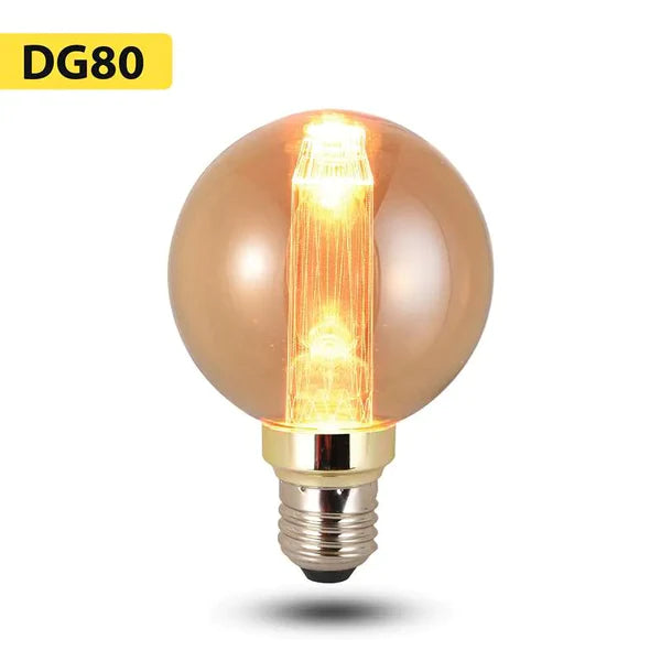Vintage dg80 E27 Base Edison Tubular Decorative Bulbs
