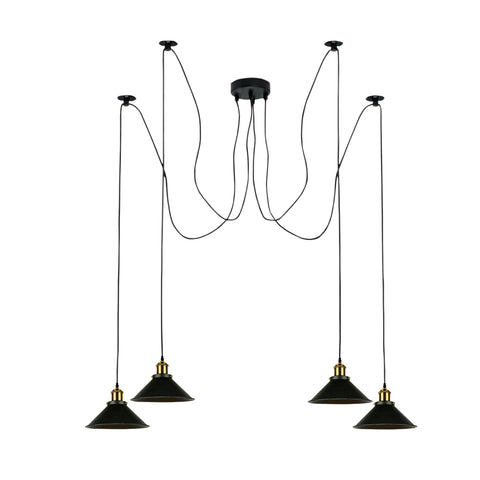 Multi Fleming Spider Pendant Light Black ~6165