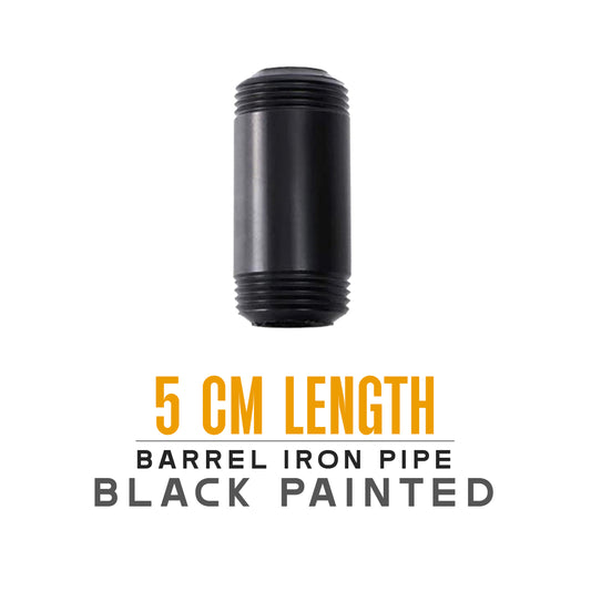 5cm BSP Black Malleable Tubing iron threaded pipe Light Fittings~3539