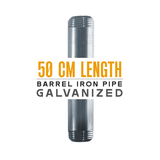 50cm ¾ BSP Galvanized MALLEABLE Tubing Iron threaded Pipe Light Fittings~1154