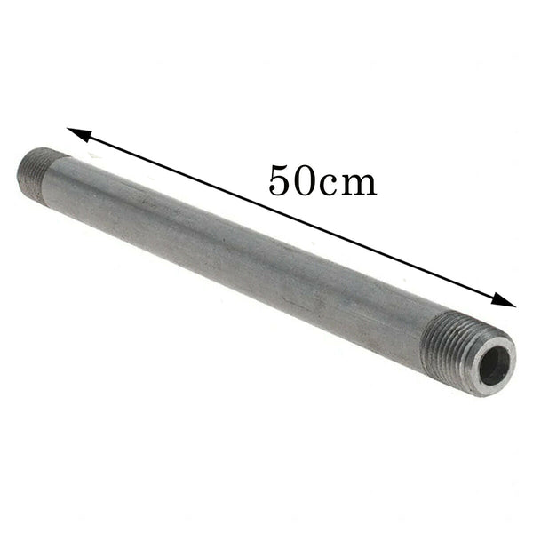 Gegalvaniseerde ¾ inch cilinder BSP SMEDELBARE Buizen IJzeren pijp Lampfitting Vintage DIY Accessoires~4507 – 50 cm