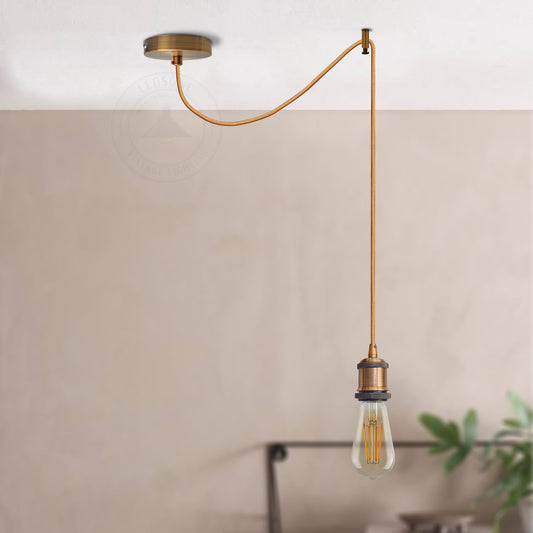 Industrial Vintage Ceiling Hanging Lighting Kit~6386