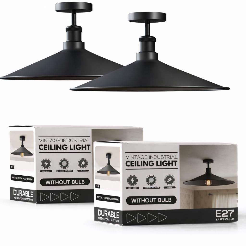 mount ceiling flush industrial