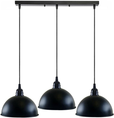 3 Light Black Ceiling Hanging Pendant Light ~5268