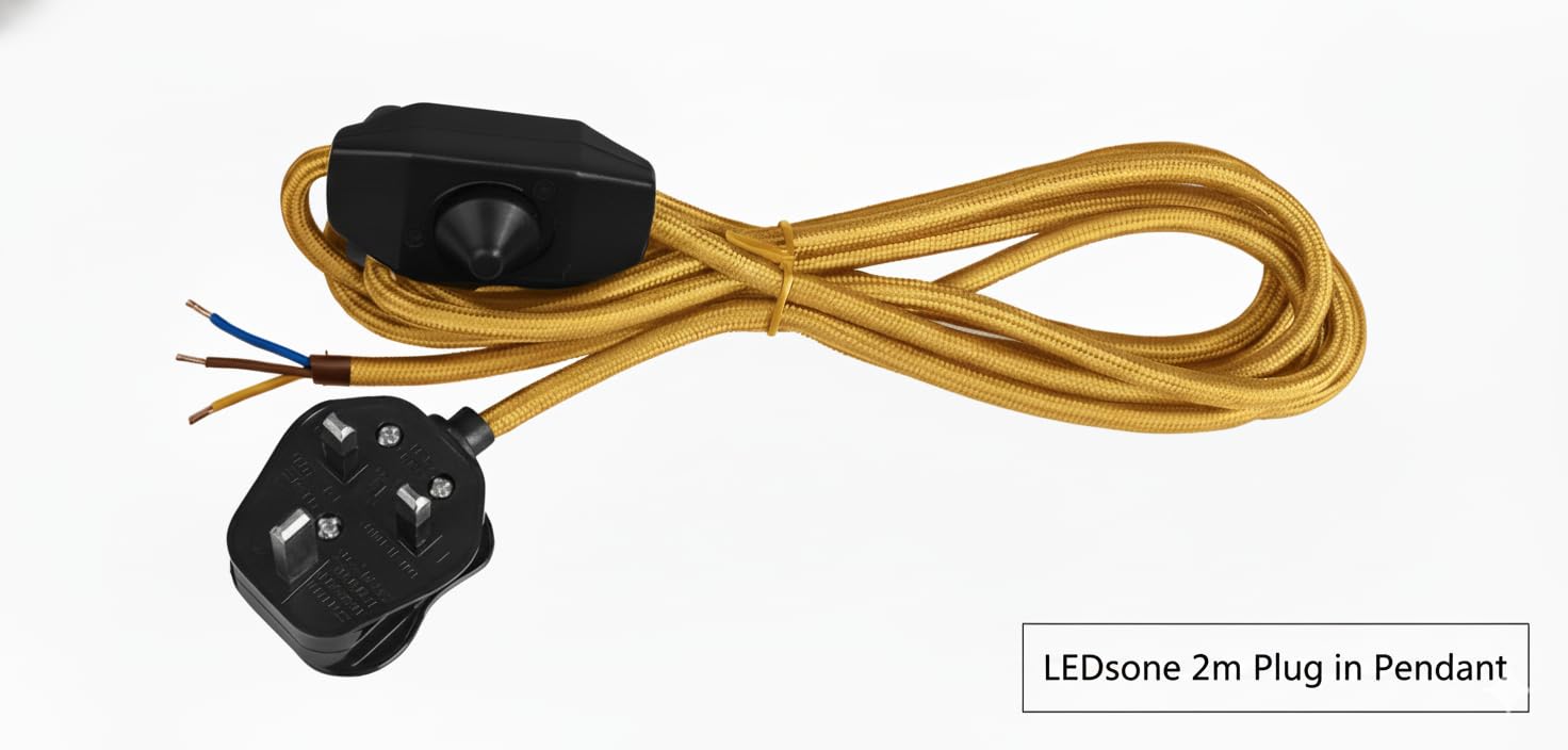 led pendant kit light in plug