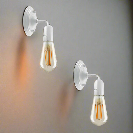 vintage style indoor wall light lamp fixture with a single bulb