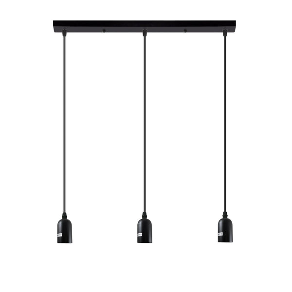 Industrial Cluster Pendant Light Fixtures ~6397 – Without Bulb / Black
