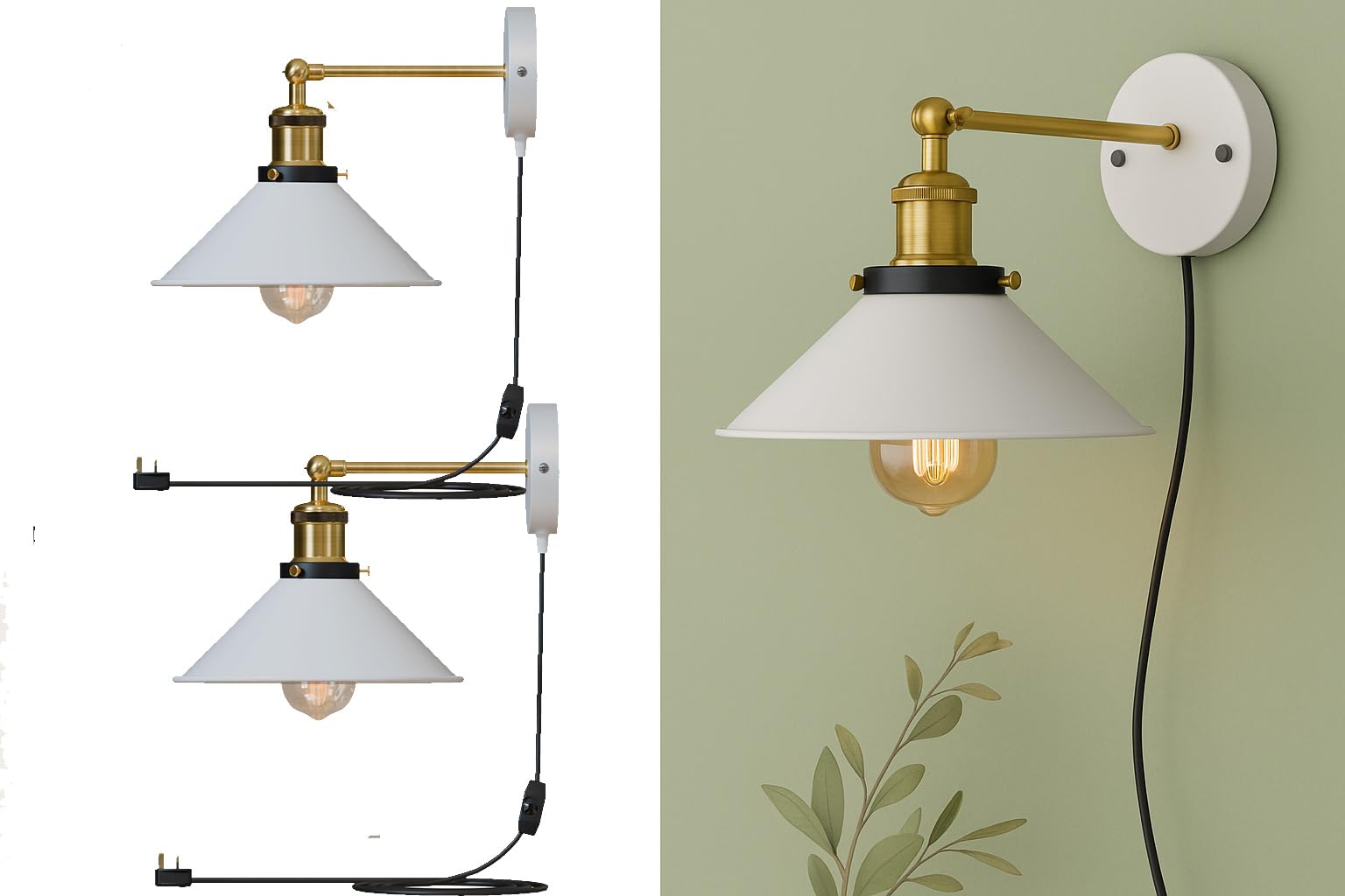 with light in lamp industrial