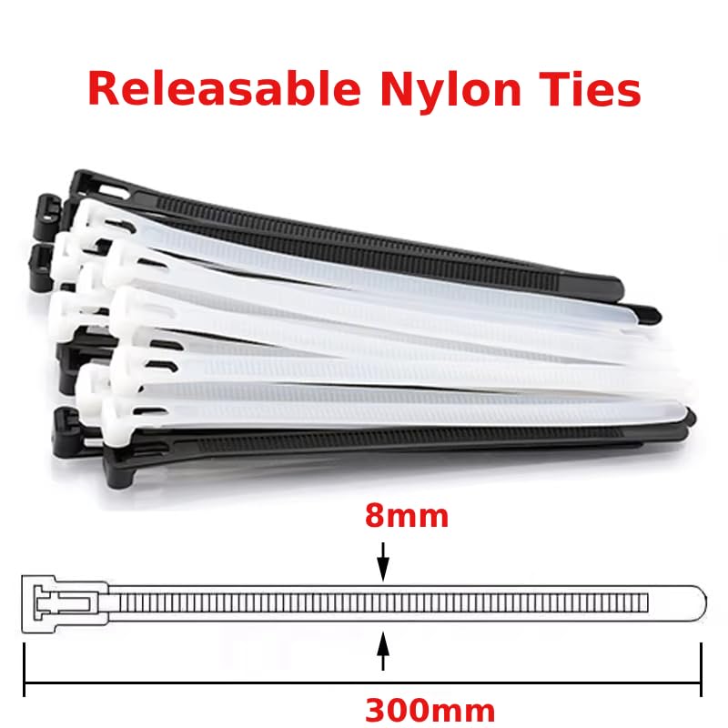 clear heavy ties white zip