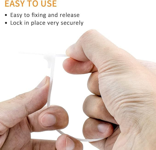 cable black heavy white zip