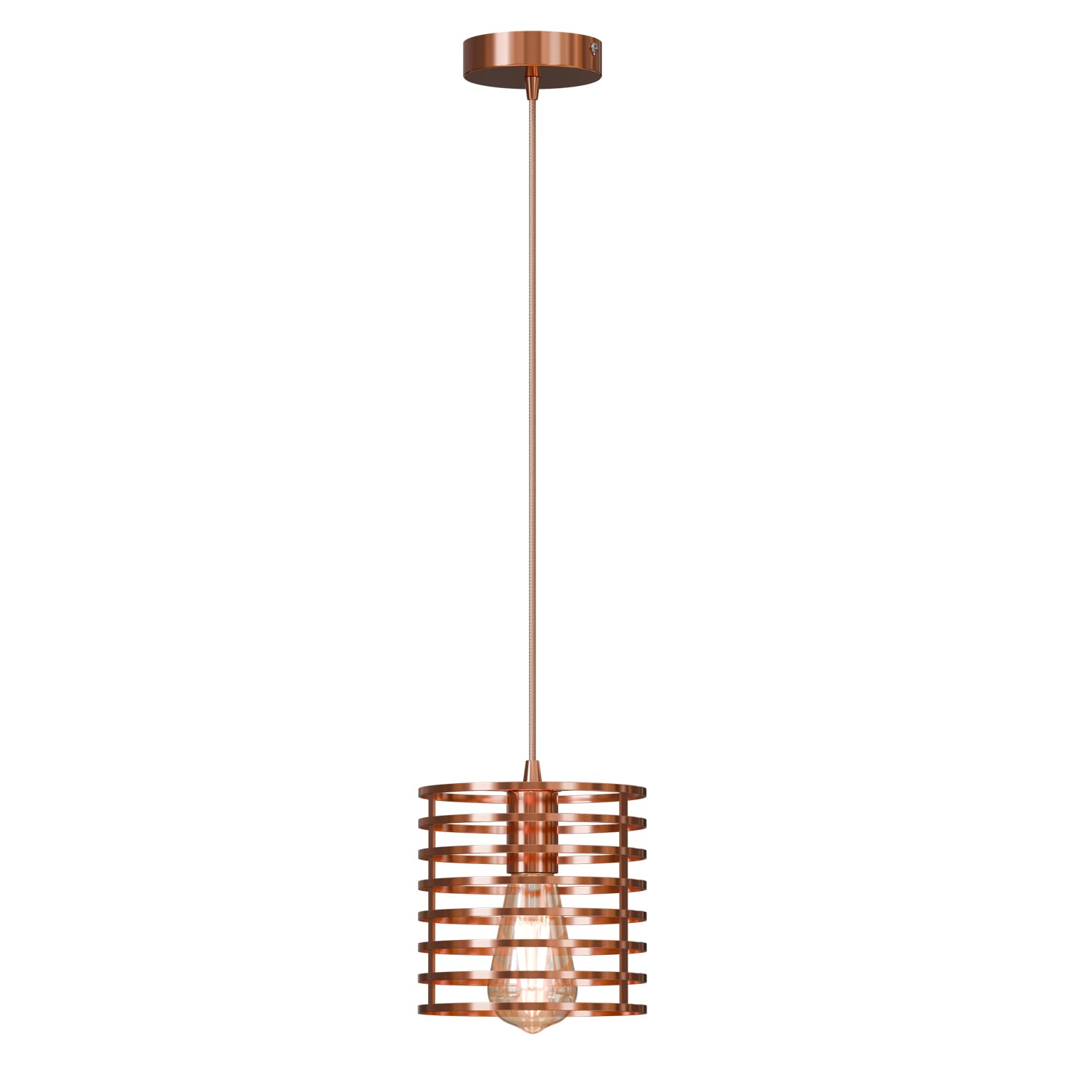 wire ceiling lamp light rose