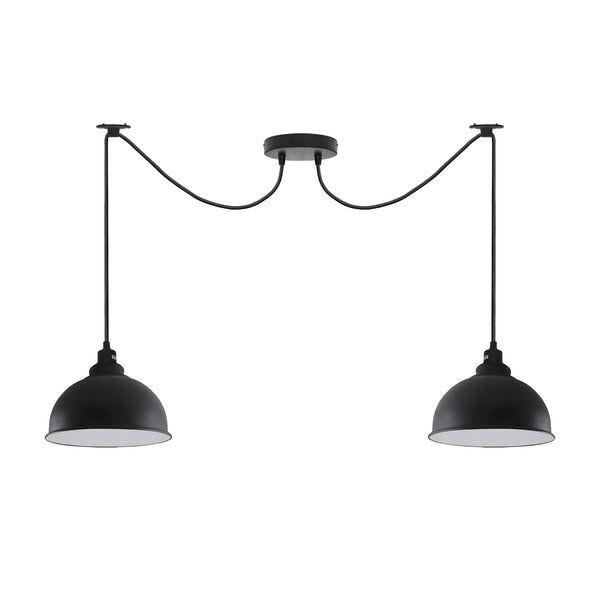 Adjustable Metal Ceiling Pendant Light ~6391 – Without Bulb / Two Head Spider Light
