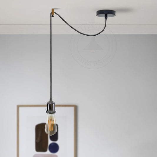 Pendant Light Fitting 195cm Adjustable ~6464