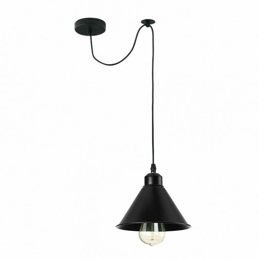 E27 Pulley Wheel Pendant Light Fitting ~6395