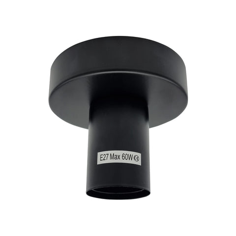 Lámpara de techo empotrada vintage con portalámparas E27, casquillo ~6029