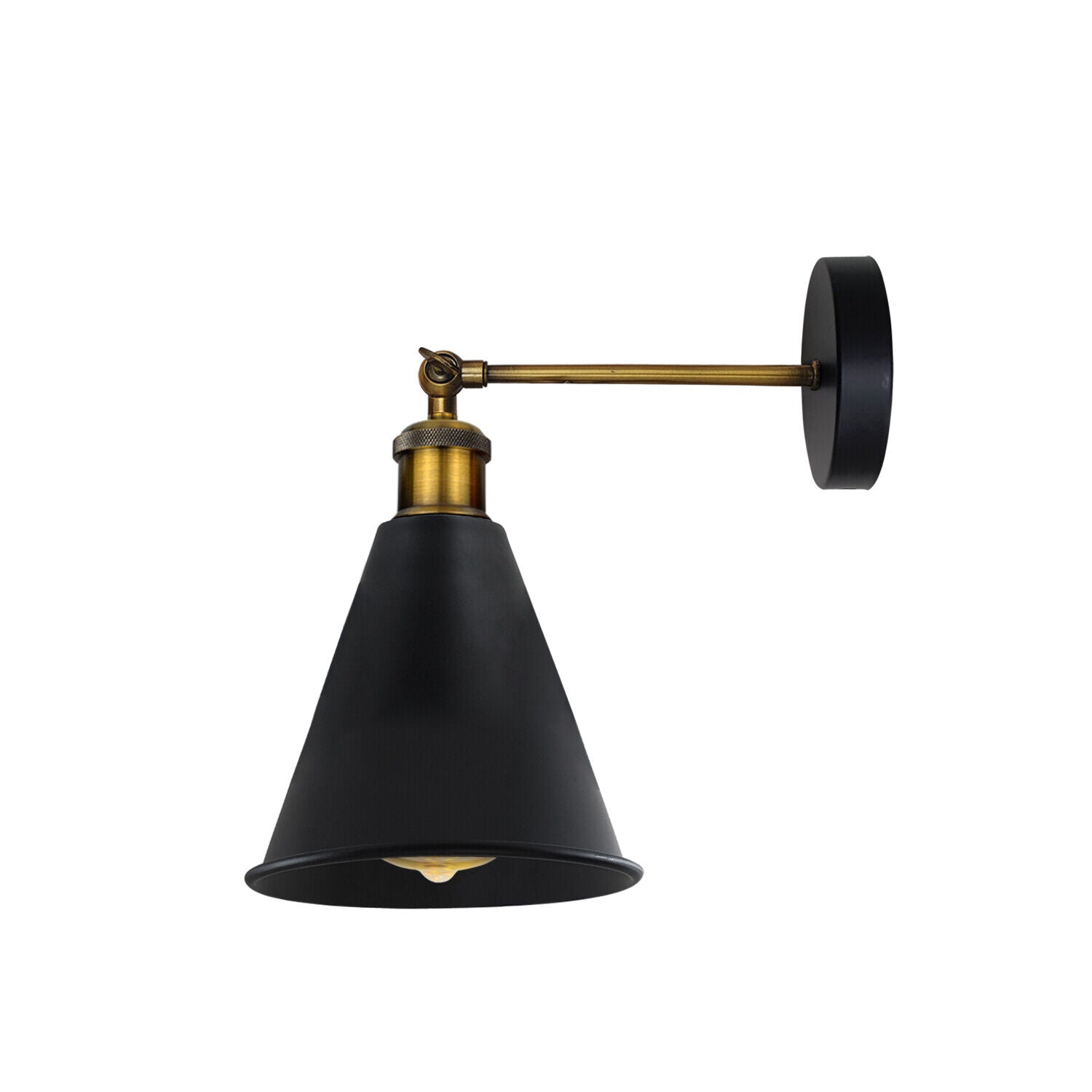cone-shaped metal shade 