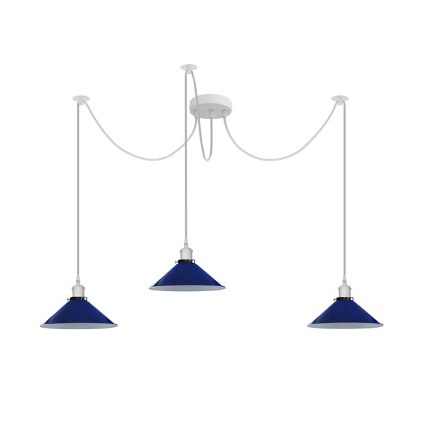Modern Spider Light Chandelier Multi Pendant Light Ceiling Lamp Loft Fixture E27 ~6141 – 3way / No