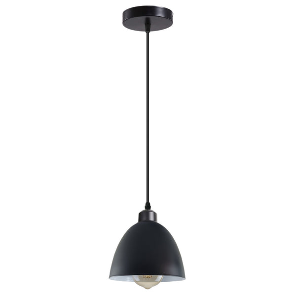 Mini Pendant Light Metal E27 ~6209 – Black / Yes