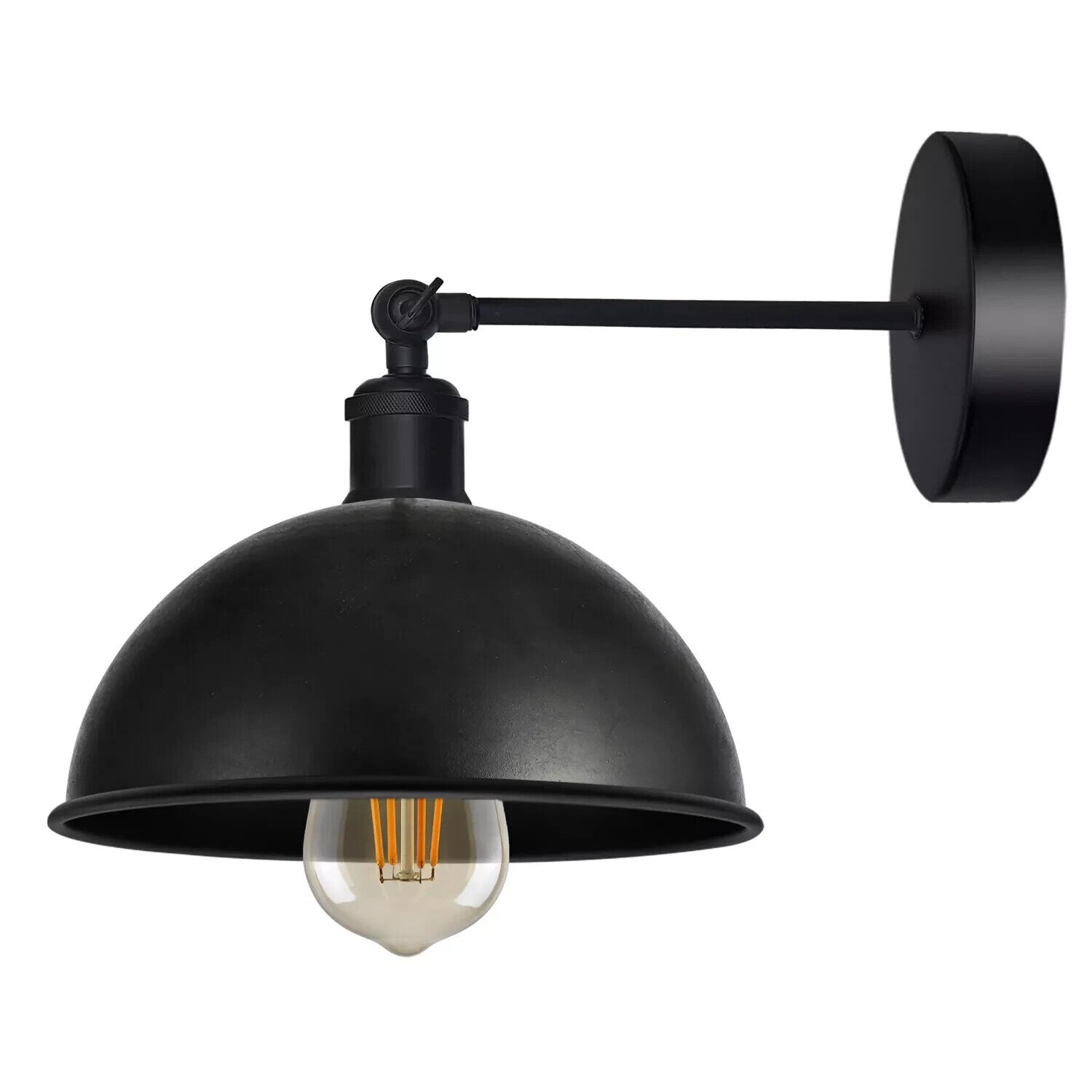 black wall sconce
