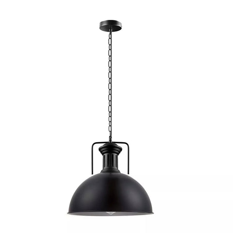 40cm Large Black Pendant Light With Chain ~6579