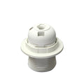 E27 White Edison Screw Bulb Holder – Plastic Pendant Lamp Socket~ 5732