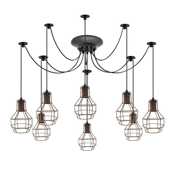 8 head Industrial Spider Light Pendant for Home Décor ~  5710 – No