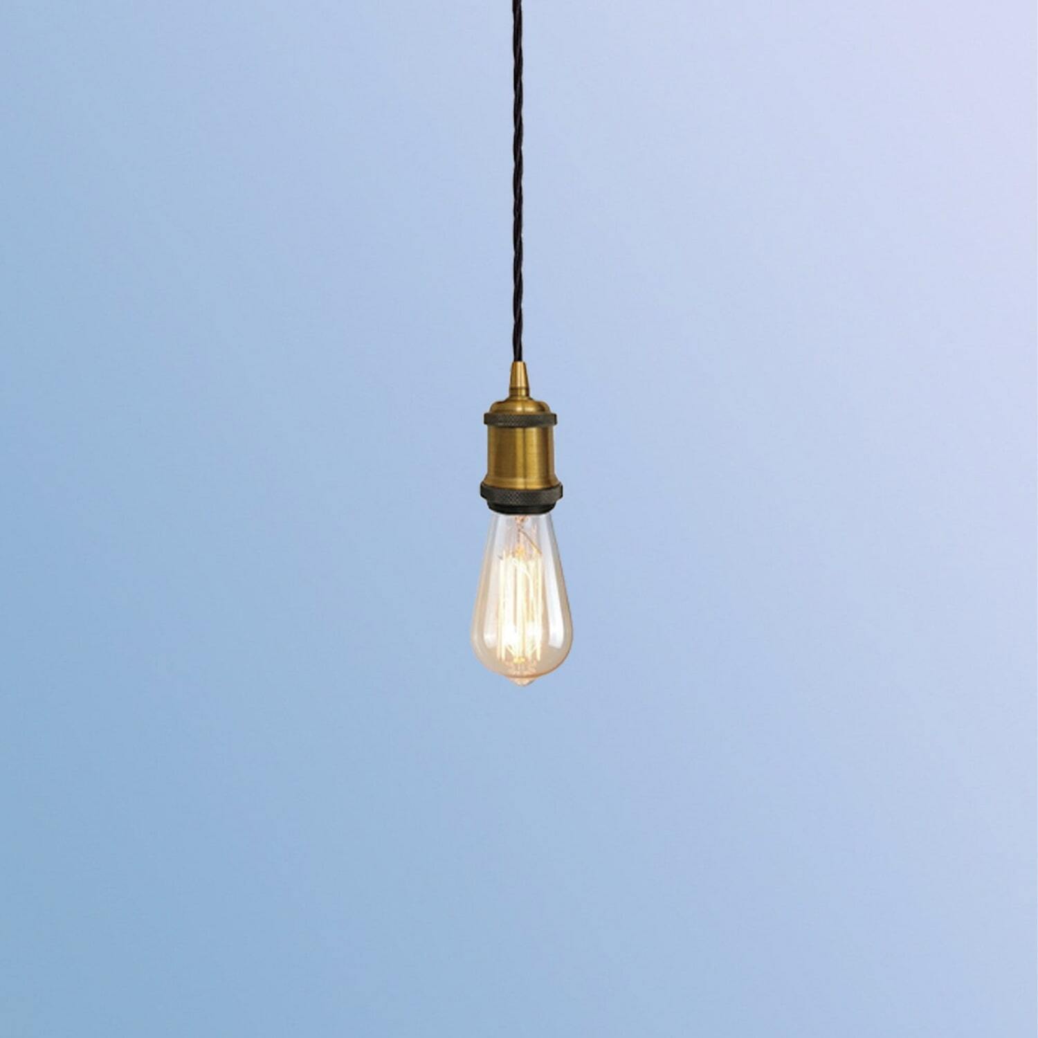 vintage bronze pendant lamp holder