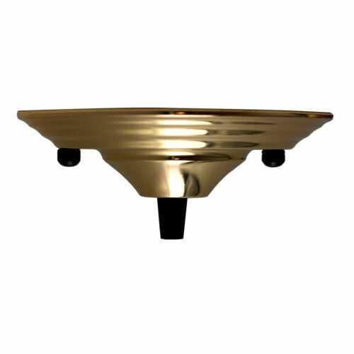 Metal cord grip ceiling plate for chandelier lights
