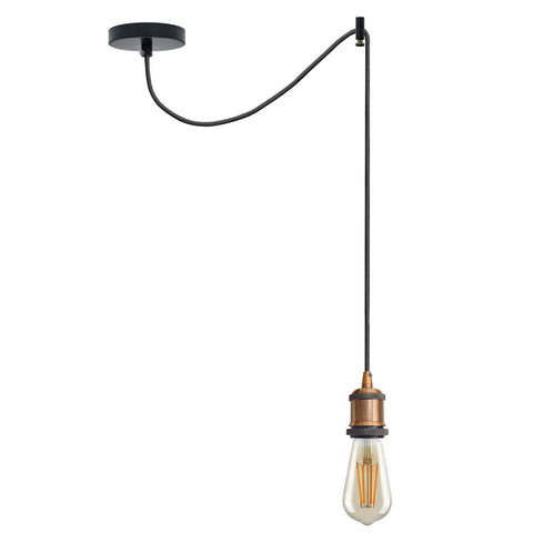 Vintage Industrial Spider Pendant Light Kit | 2m Cable ~6179