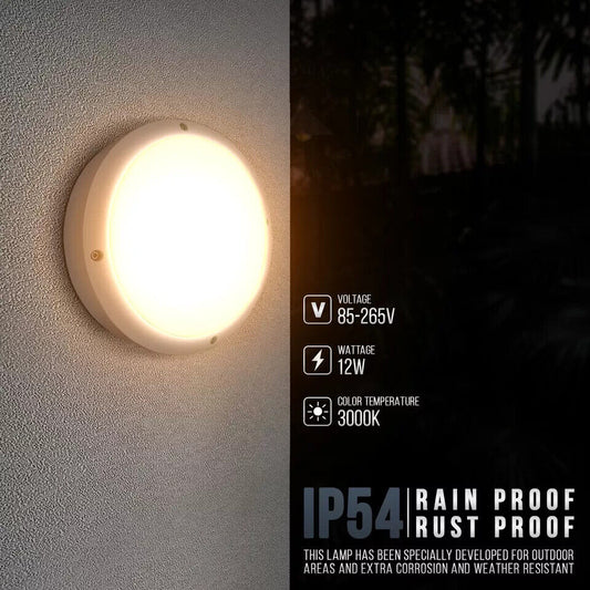 Modern LED Wall Sconce IP54 Indoor/Outdoor Light Fixture ~5981