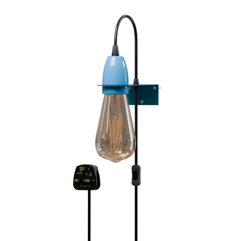Plug-In Wall Light E27 Socket Adjustable Hanging Cord ~ 5696