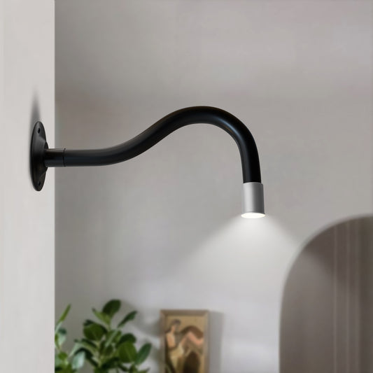 Light Flexible LED Bedside Gooseneck Wall Mount Light Sconce ~5533