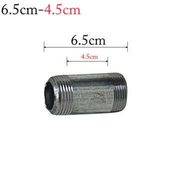 ¾ inch barrel nipple malleable Iron fitting Male BSPT 3/4in to Male BSPT 3/4in - Black Variable sizes from 2.5cm to 60cm~3632 - LEDSone UK Ltd