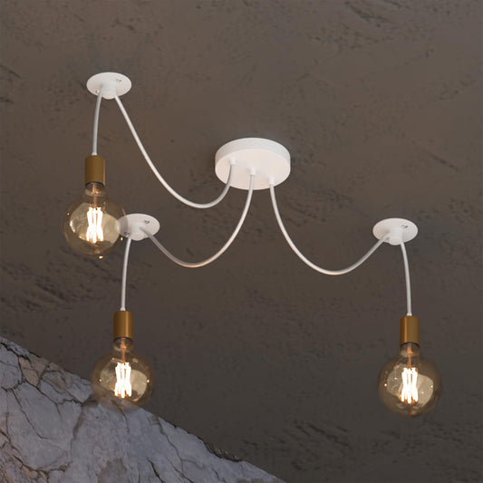 way gold adapter ceiling light