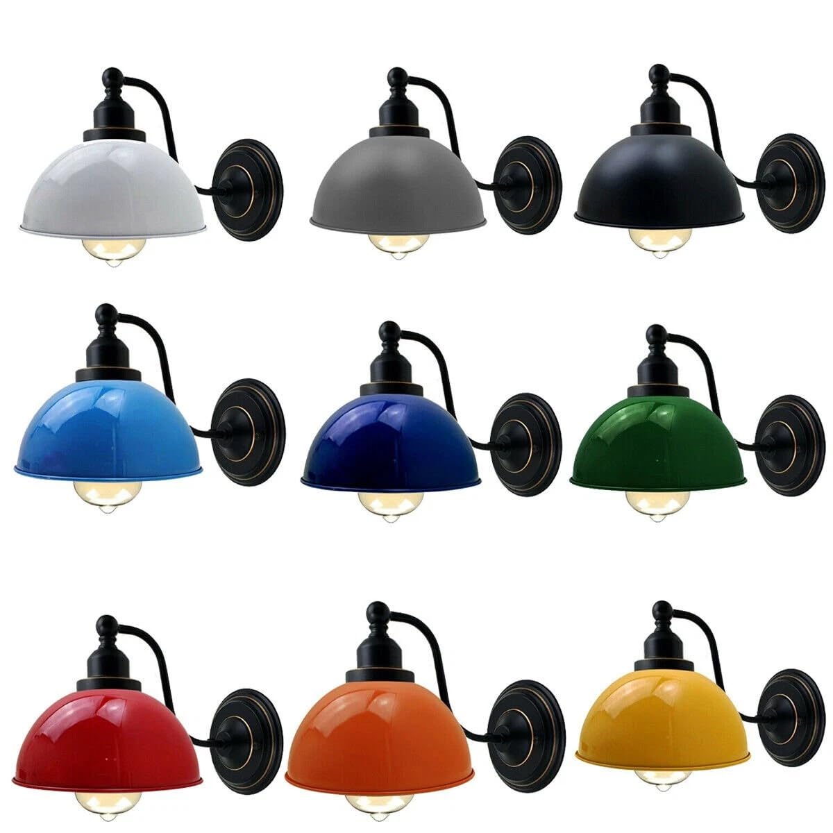 metal light wall retro industr
