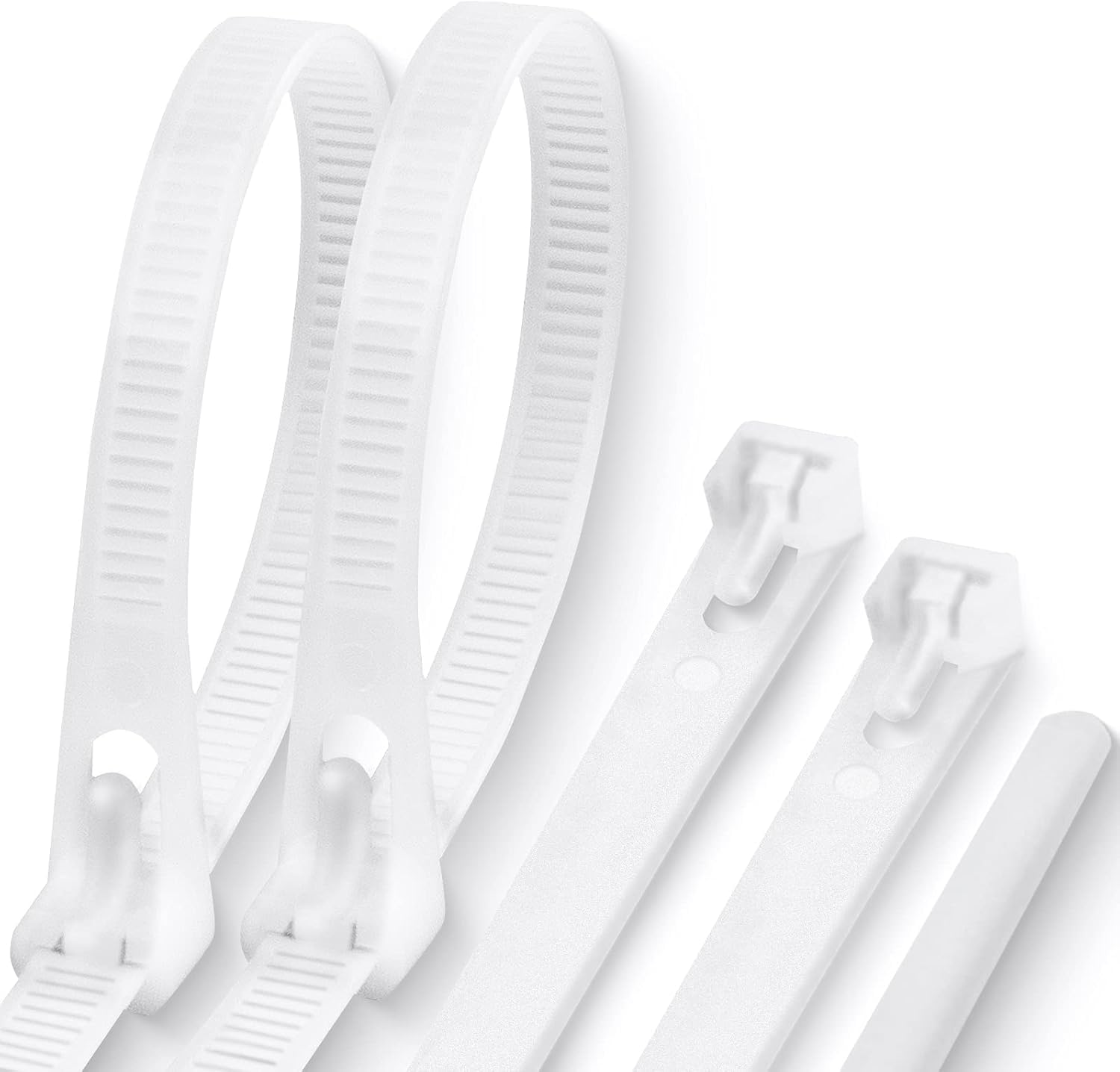 cable black heavy white zip