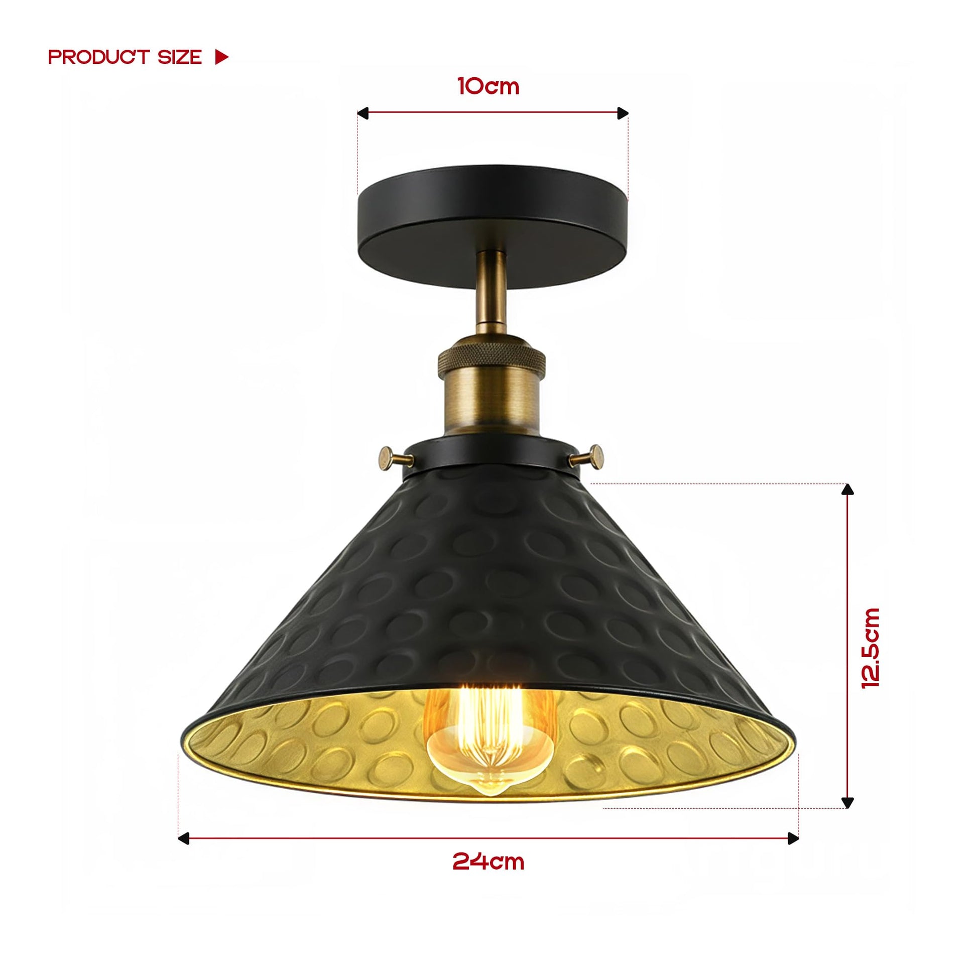 ceiling vintage lampshade