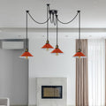 Drop Ceiling Lights 4 Arm Hook Swag Light E27 ~6724