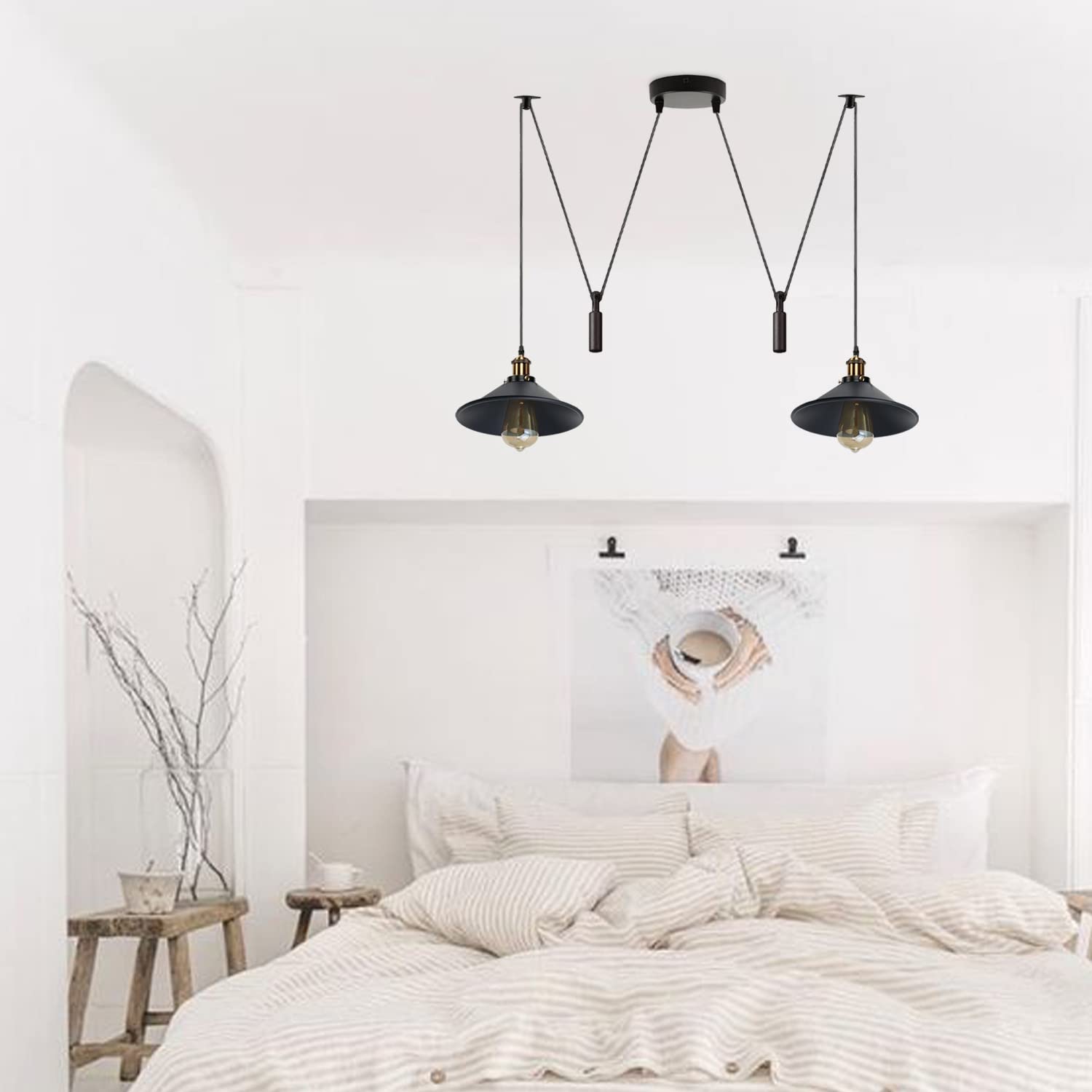 industrial shade hall vintage