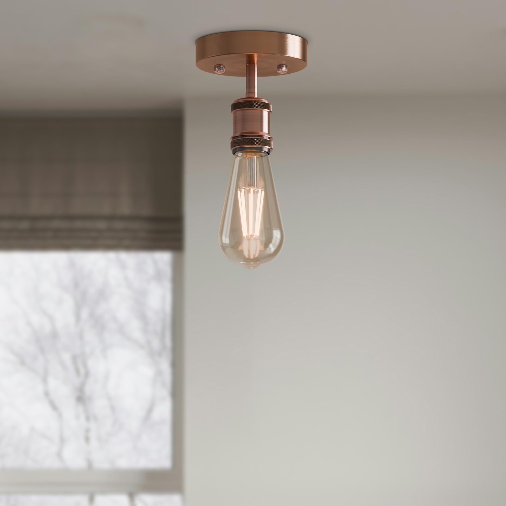 head ceiling retro e27 living